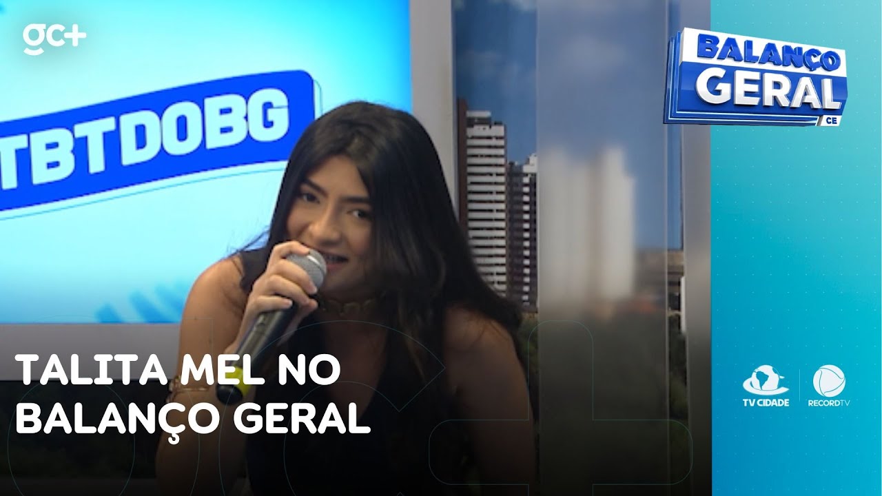 Talita mel agita nossa tarde com muita música | Balanço Geral CE