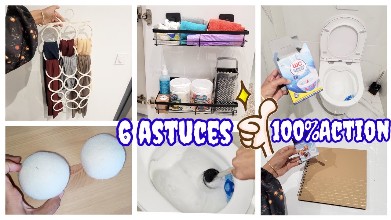 6 ASTUCES💢100% ACTION..  #action #cleaninghacks #hacks #actionaddict #astucesménage #astuces #clean