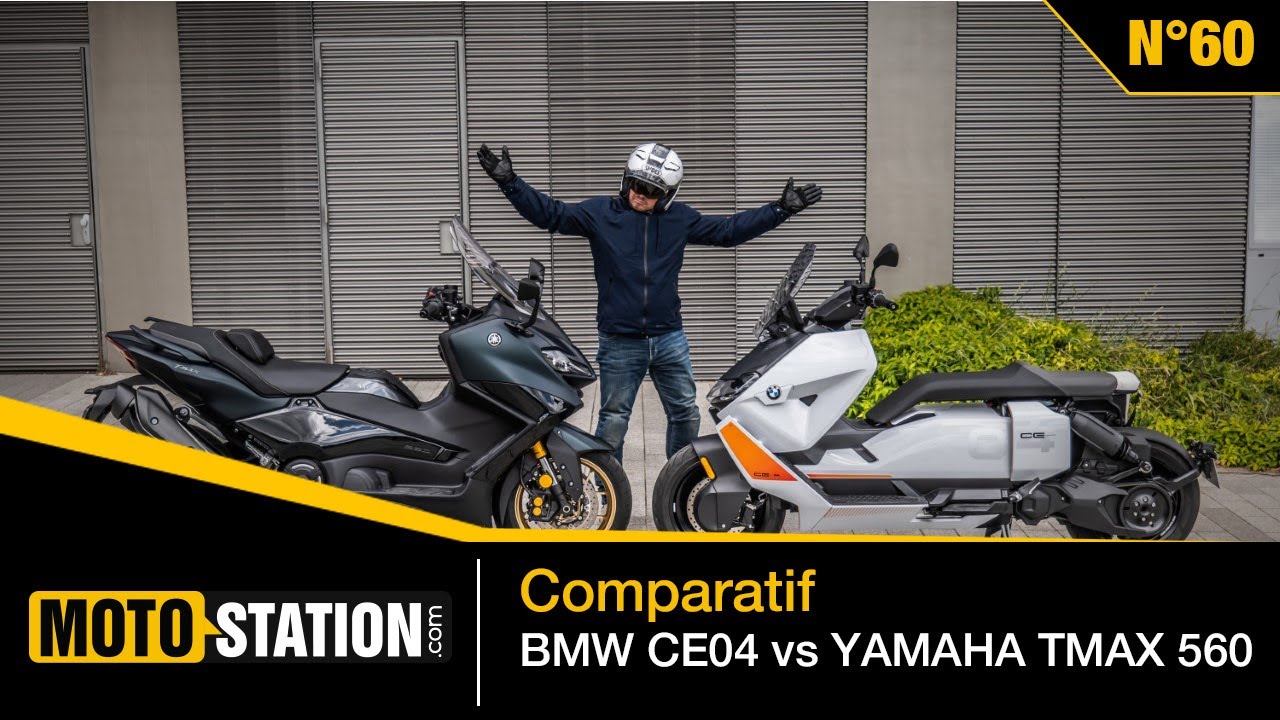 Le choc ! Le BMW CE-04 affronte le Yamaha TMAX 560 Tech MAX