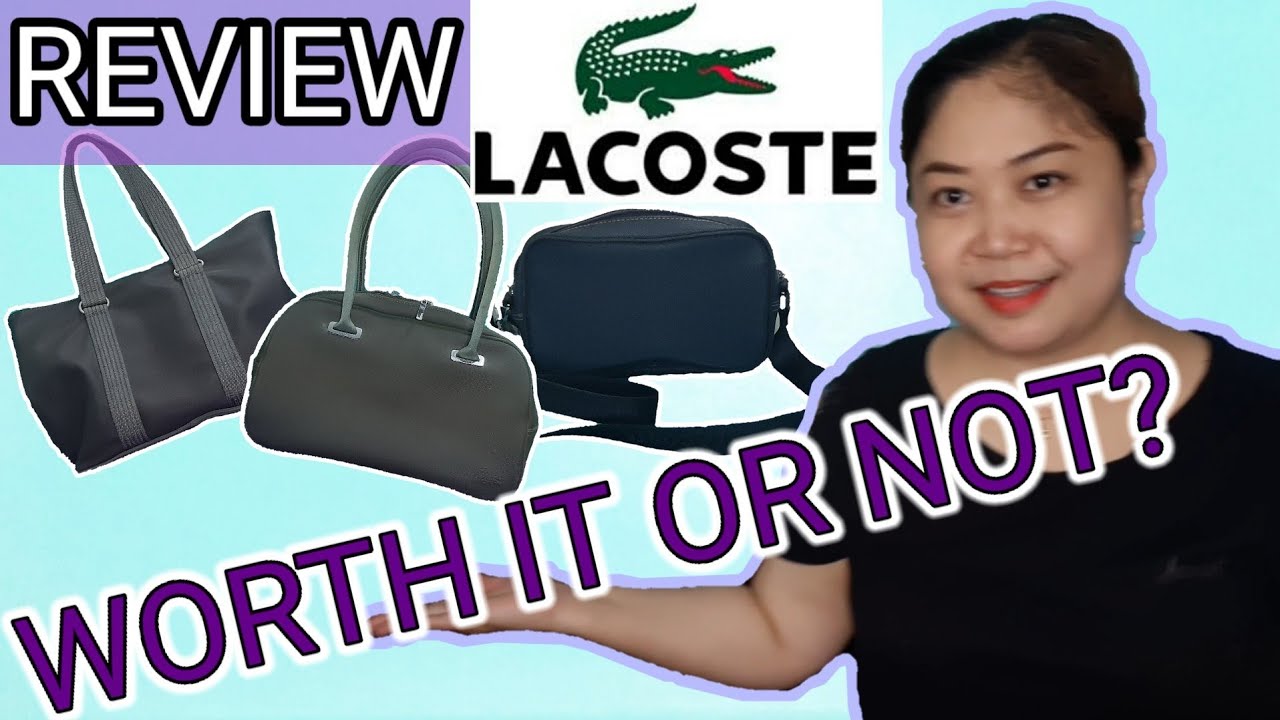 REVIEW LACOSTE HANDBAGS | WORTH IT OR NOT? | Wandering Riz