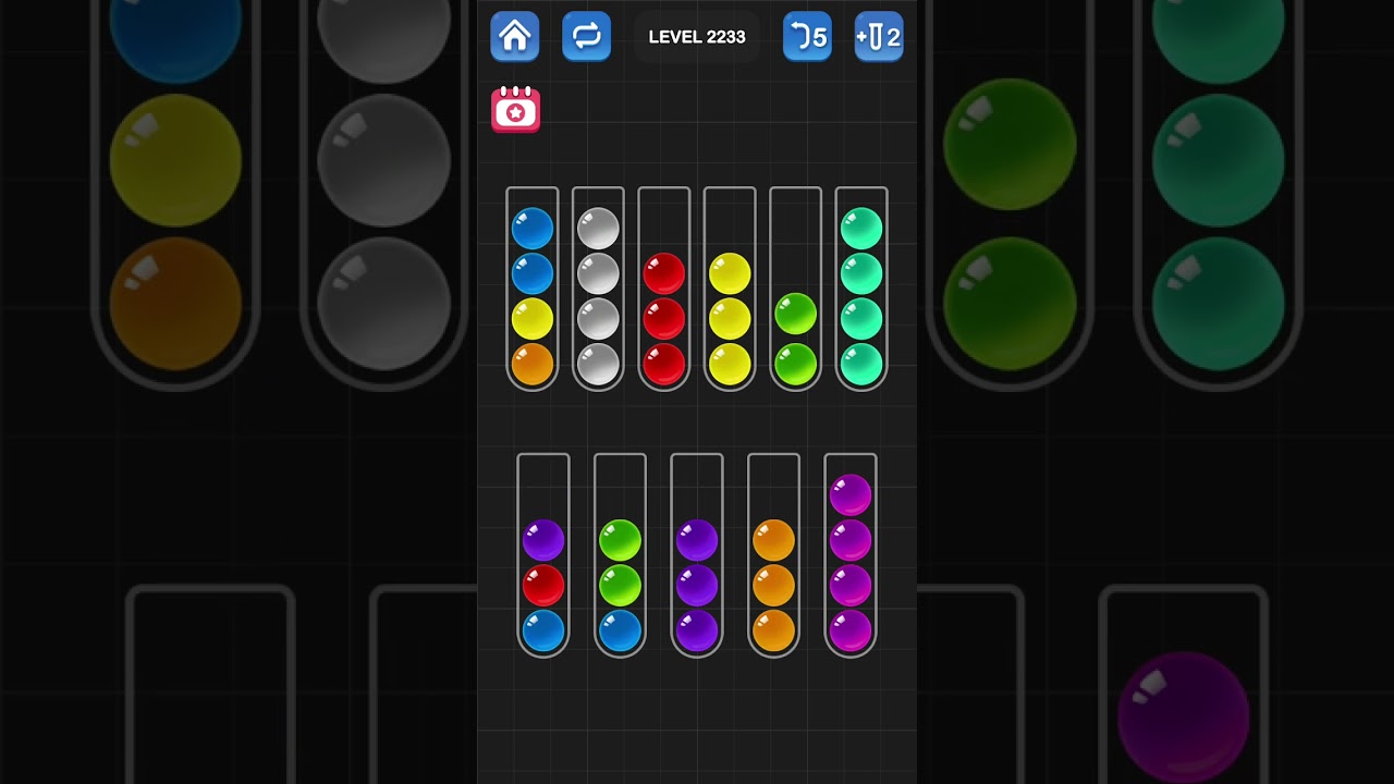 Ball Sort Puzzle by Guru Game: Levels 2231, 2232, 2233, 2234, 2235