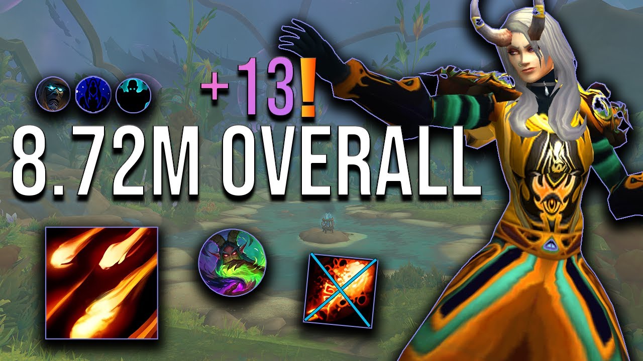 +13 Eco Dome Aldani Destruction Warlock 8.72M Overall M+ POV | 11.2 (S3 TWW)