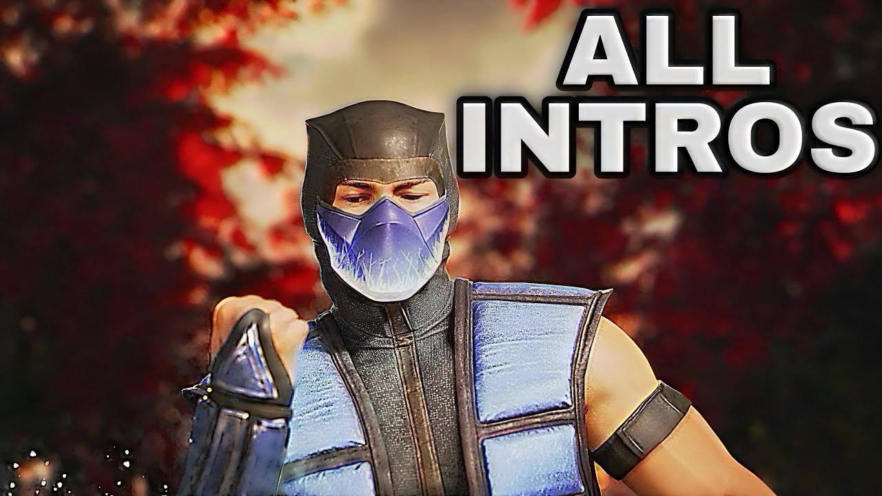 MORTAL KOMBAT 1 Sub-Zero All Intro Character Dialogues MK1