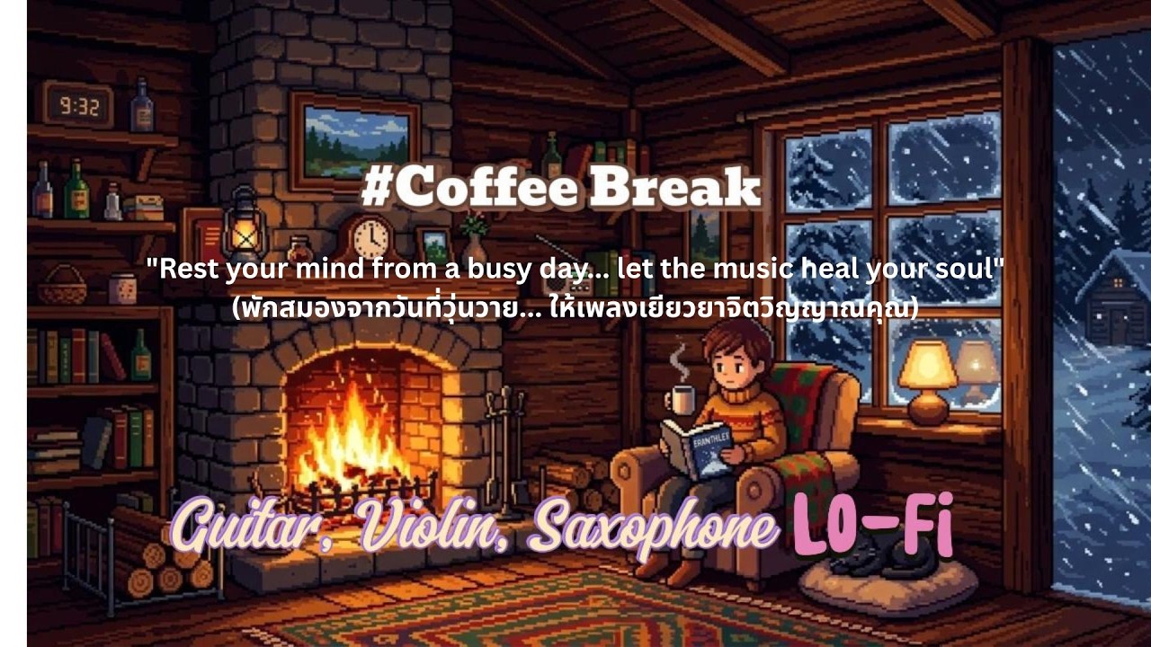 Rest your mind from a busy day พักสมองจากวันที่วุ่นวาย #focusflow #lofi #studymusic #lofihiphop