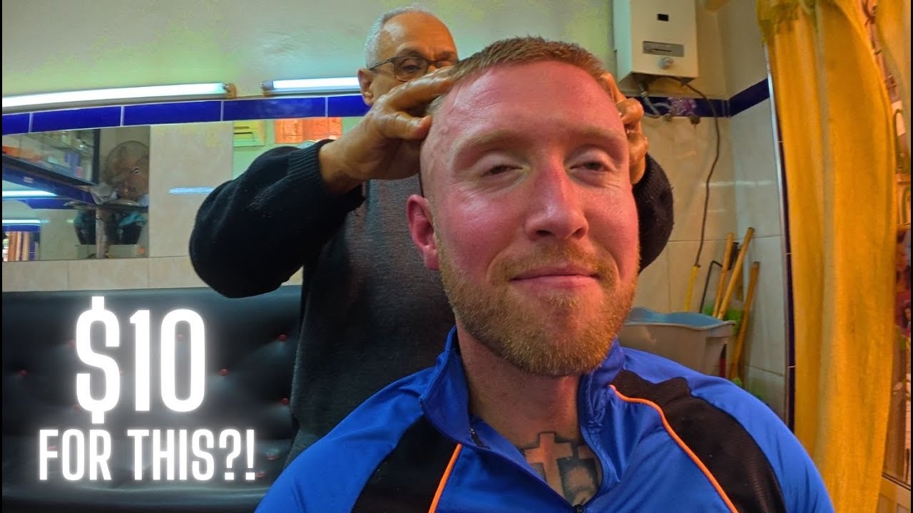 This Head Massage in Morocco Blew My Mind! | $10 head massage in Marrakech | ASMR