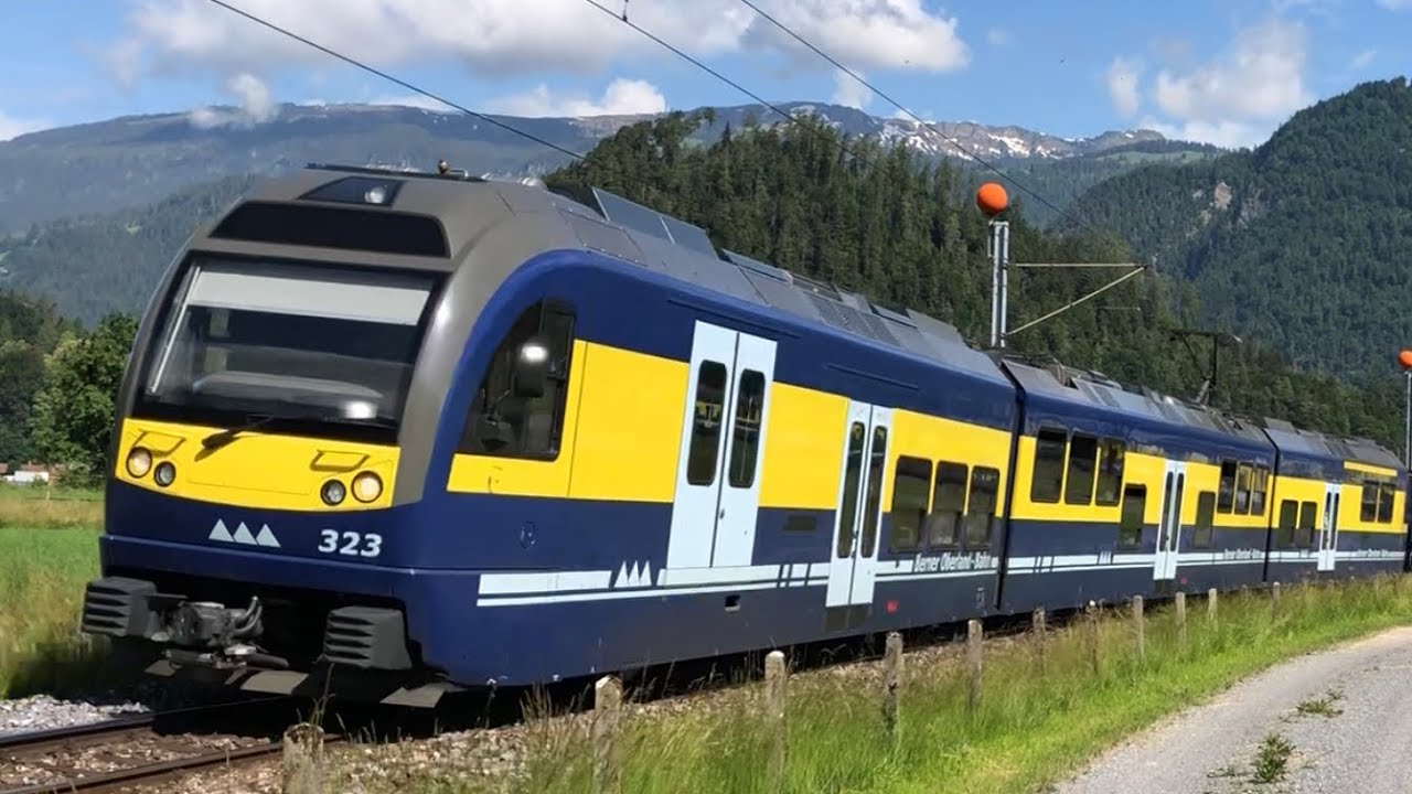 [FR/DE] Trafic ferroviaire/Bahnverkehr BOB (Berner Oberland-Bahn) - Transports Publics Suisses