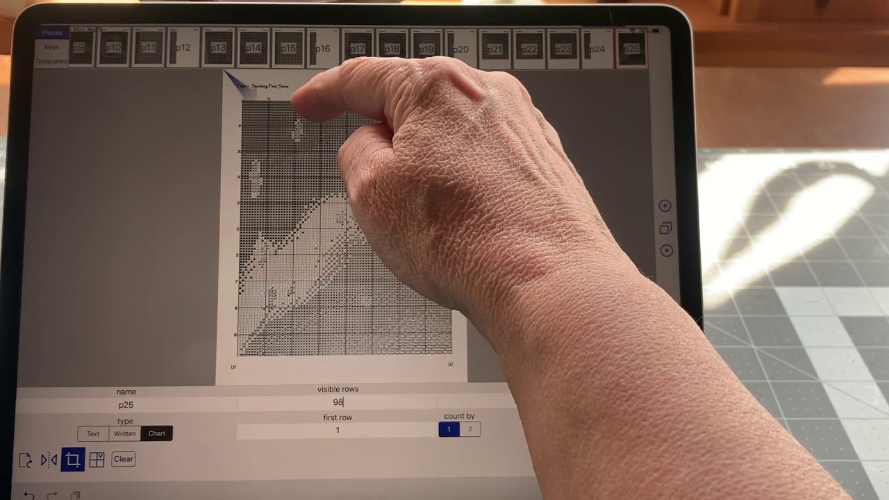 Flosstube #34:  using Knit Companion for Cross Stitch