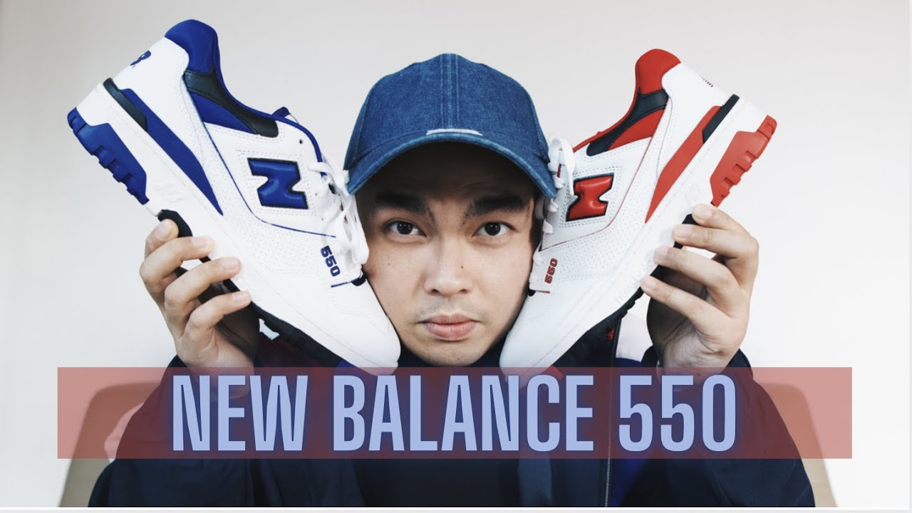 New Balance 550 RED & BLUE | 80s Basketball Sneakers | SI_GENESIS