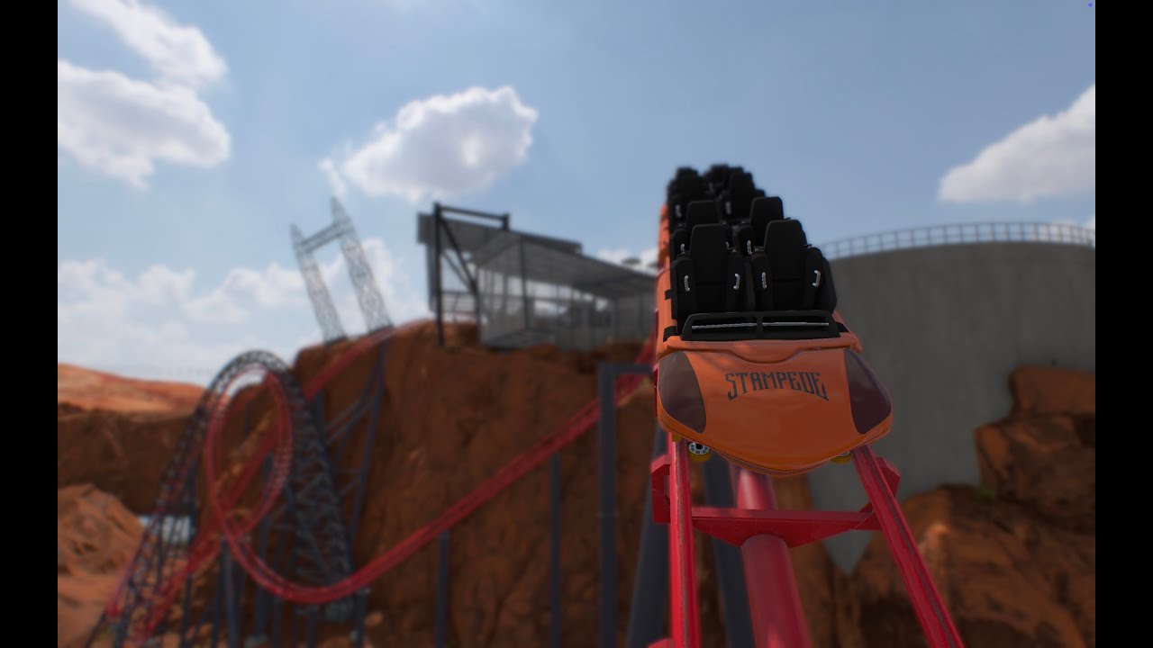 Stampede - NoLimits2 Arrow Giga Looper - Dam Contest Entry