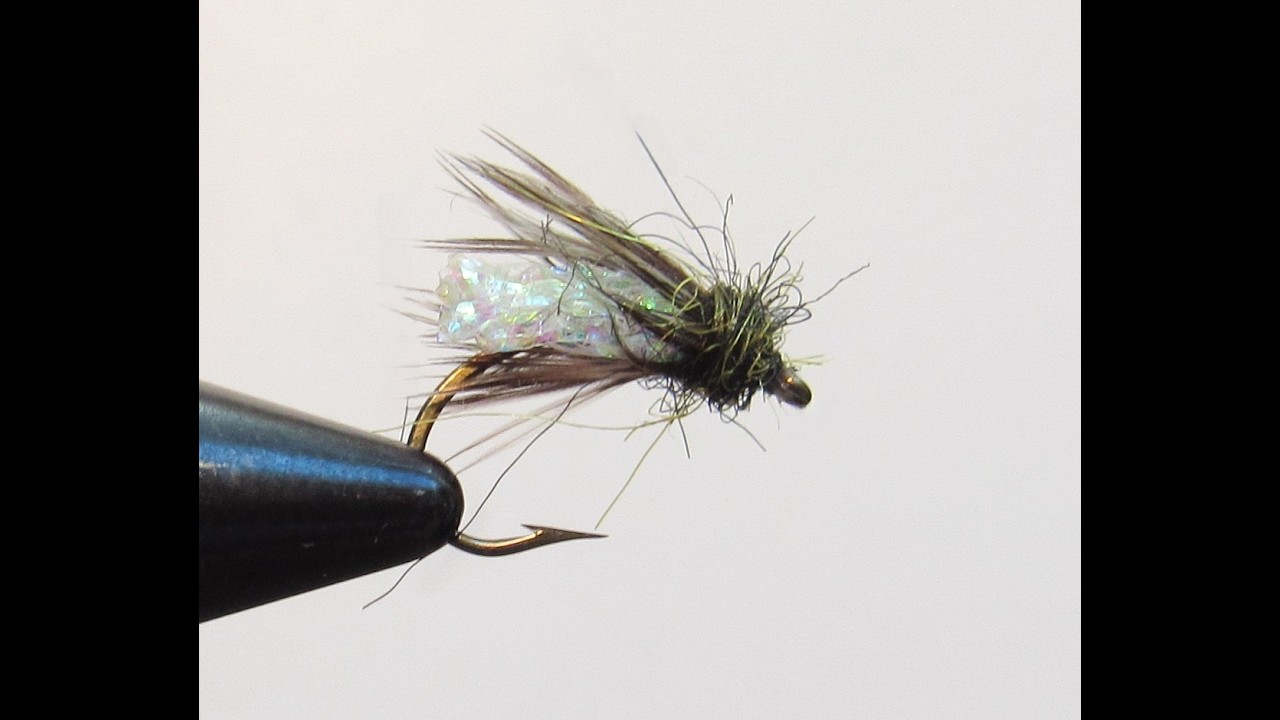 FLY TYING SPARKLE BODY CADDIS PUPA - CRAZY EFFECTIVE!