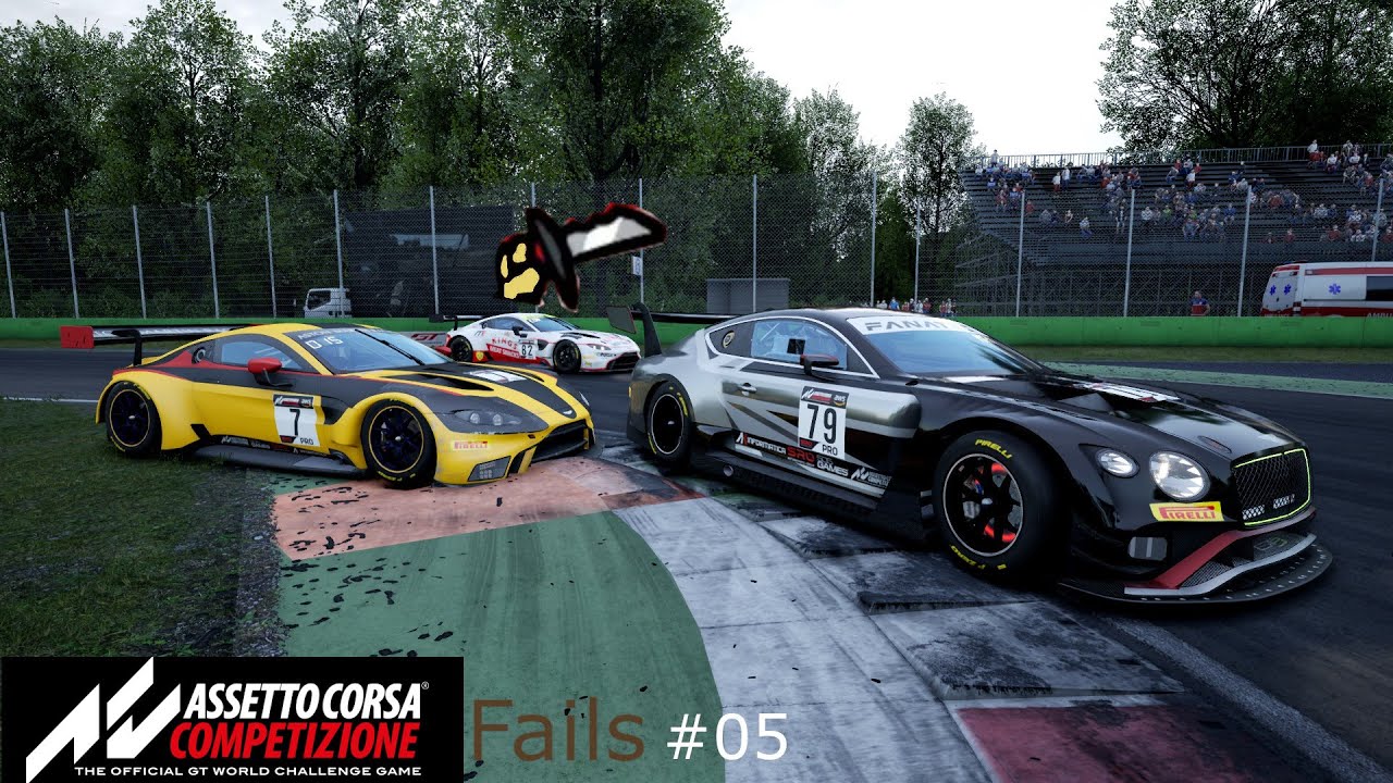 Assetto Corsa Competizione Fails #05 (Funny Moments Compilation)