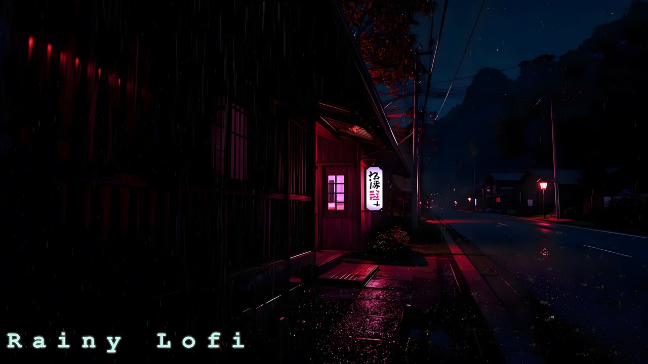 Lo-Fi music sleep relaxing Japanese vibes 🌧️ Tokyo Night for sleep & stress reduction