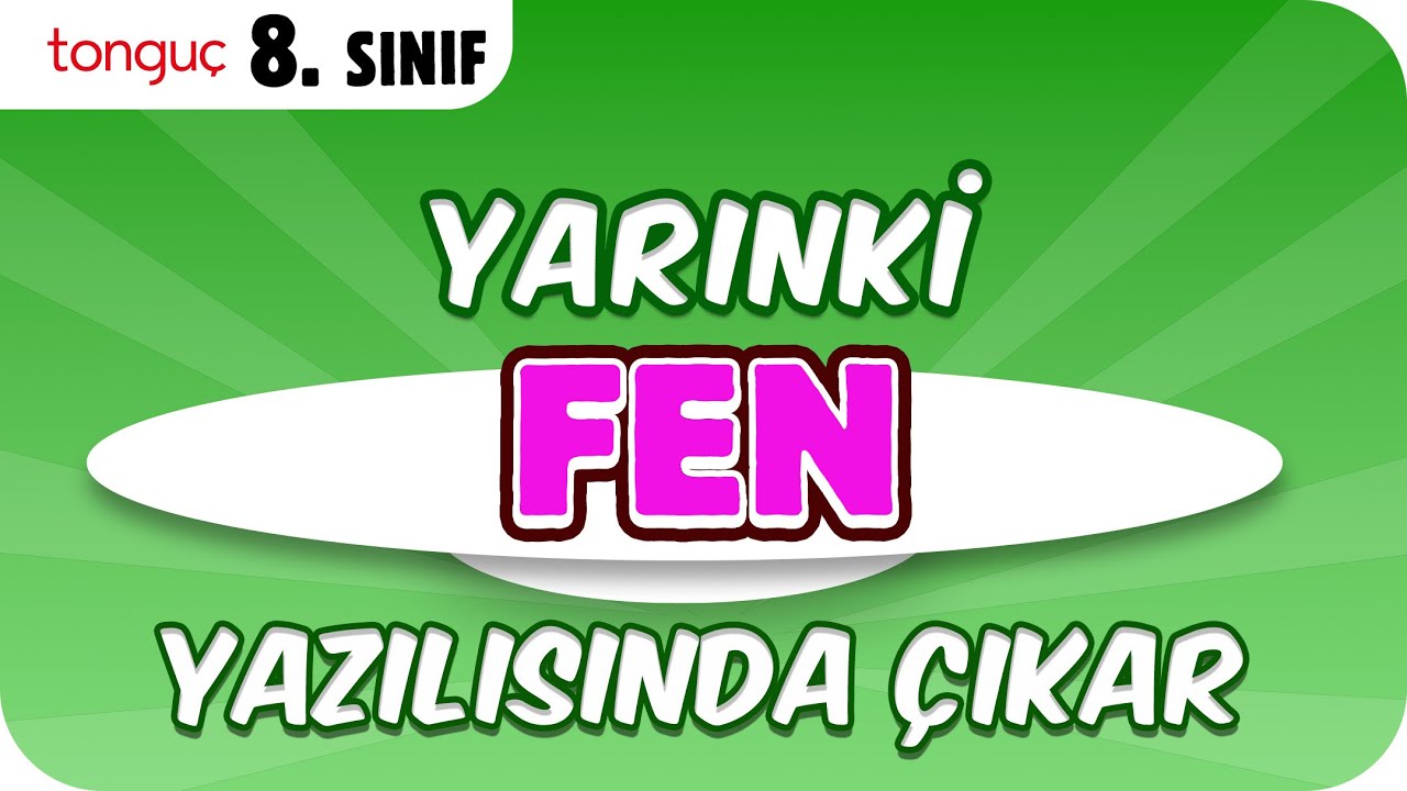 YARINKİ FEN YAZILISINDA &Ccedil;IKAR❗ ✍🏻 8.Sınıf 1.D&ouml;nem 2.Yazılı #2026
