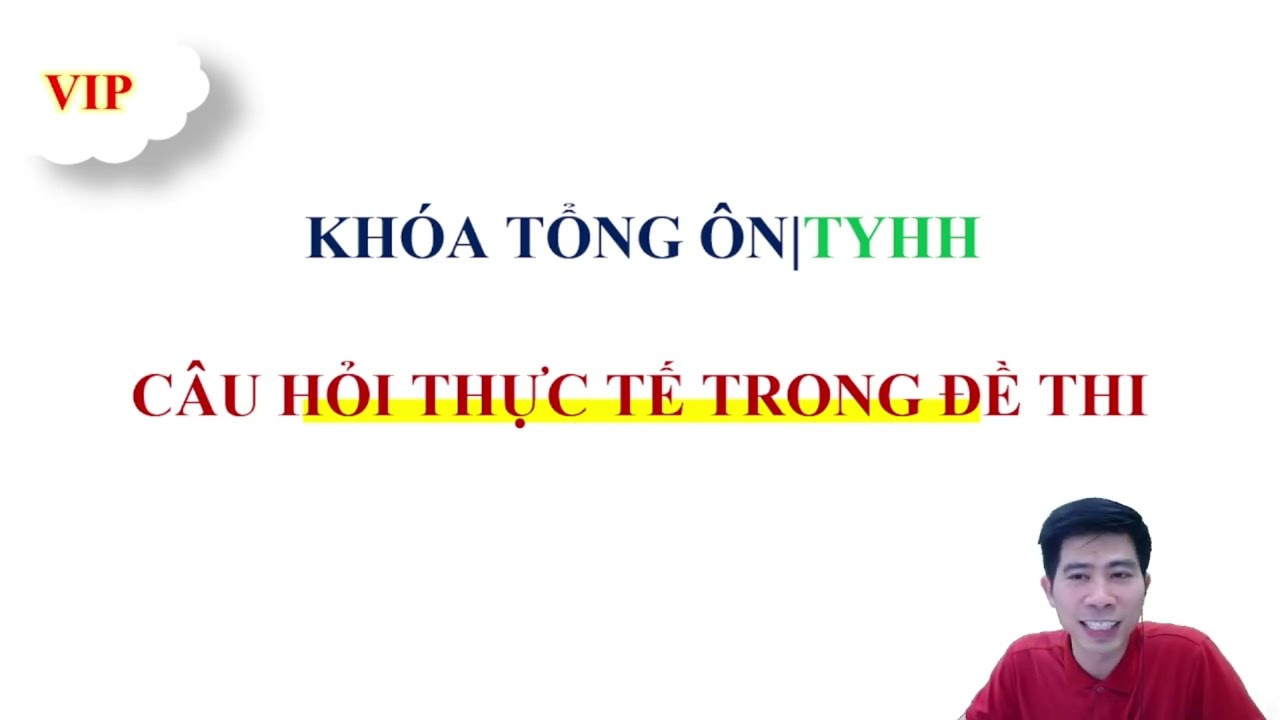 CÁC CÂU HỎI HÓA HỌC THỰC TẾ TRONG ĐỀ THI 2023 - PHẦN 1