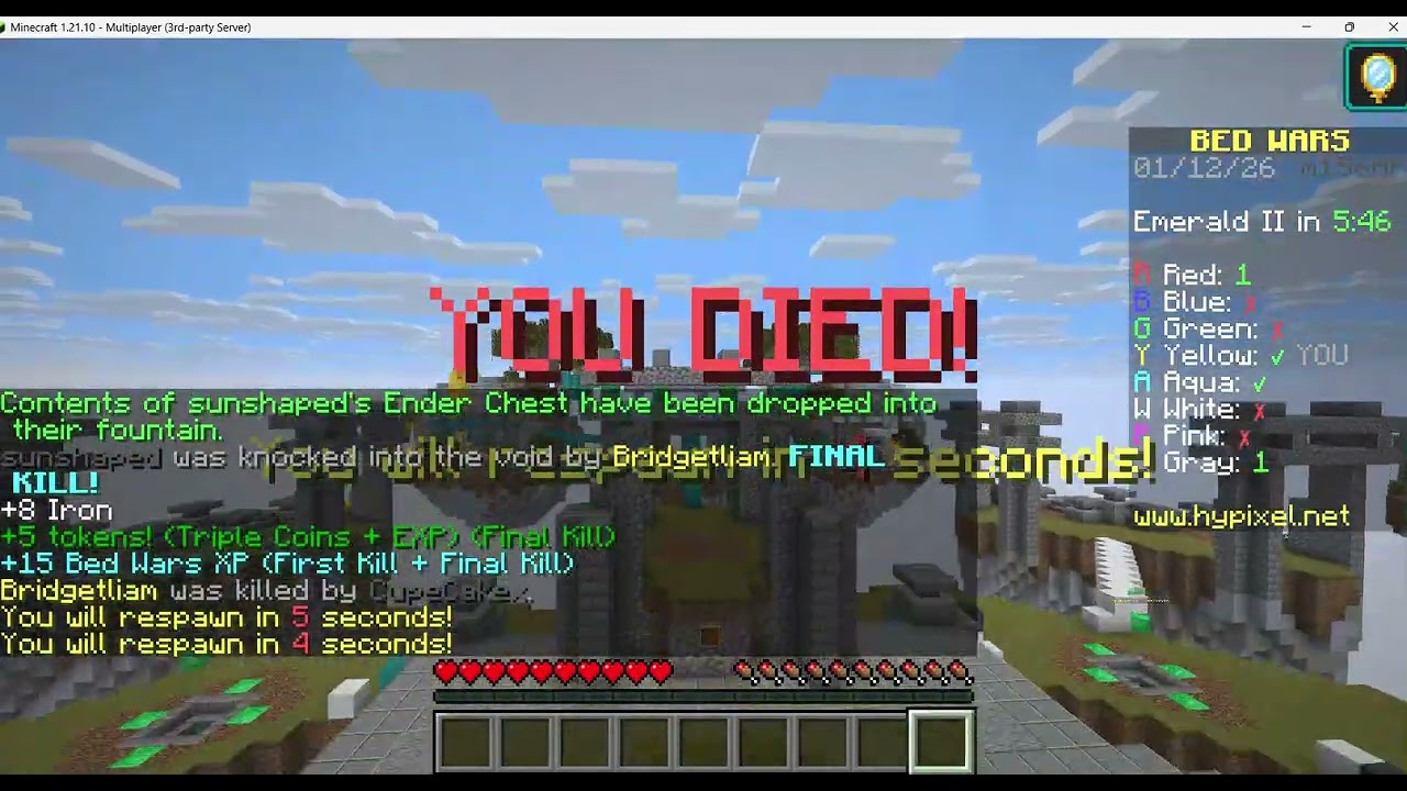 part 14 of a hundred grindwing bedwars till mc content is revived