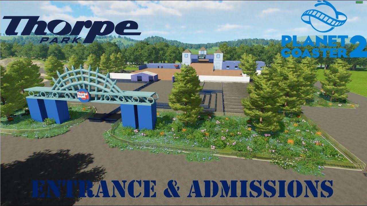 Building Thorpe Park in Planco 2 episode 1: Entrance & Admissions