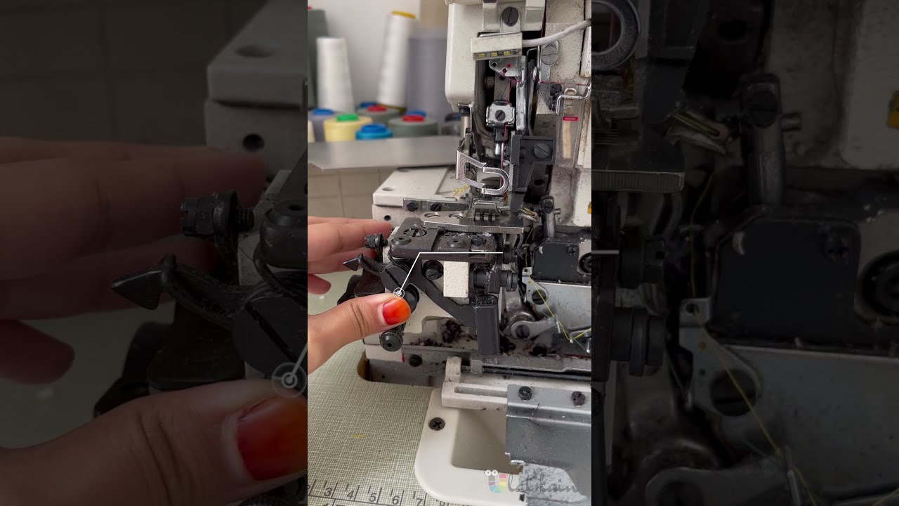 TUTORIAL: Setting Jahit Tepi Halus (rolled hem overlock)