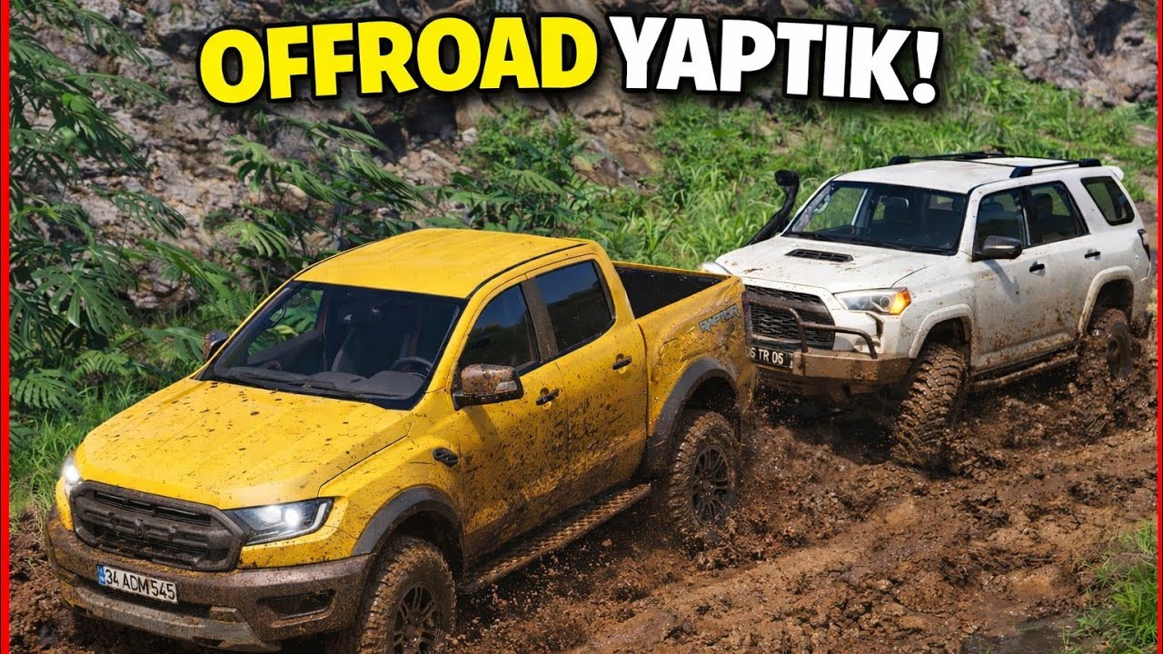 YAHYA İLE OFFROAD !!! (FORD RANGER, TOYOTA 4RUNNER) // BeamNG.drive