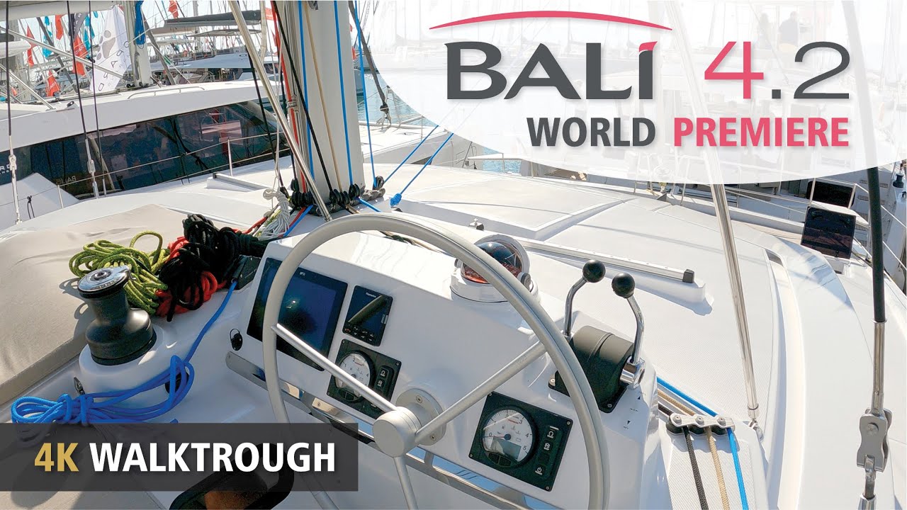 NEW BALI 4.2 CATAMARAN | WORLD PREMIERE | 4K WALKTROUGH | CANNES YACHTING FESTIVAL