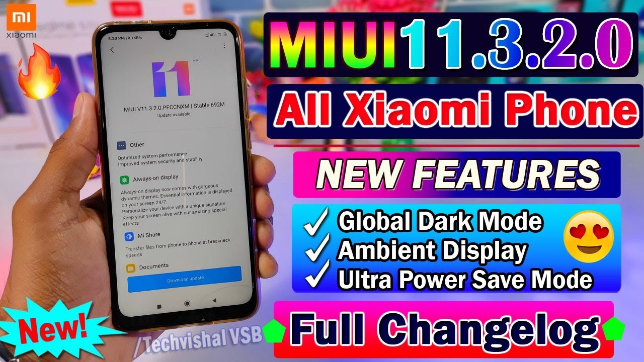 MIUI 11.3.2.0 Stable Update Rolling Out For All Xiaomi Devices | MIUI 11.3.3.0 Update New Features