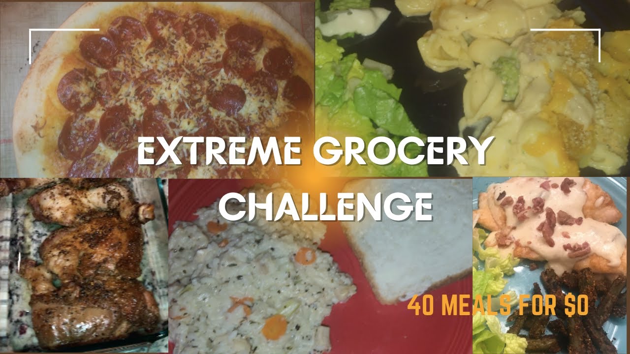 PANTRY & FREEZER CLEAN OUT || SPEND ZERO ON 40 MEALS || PANTRY CHALLENGE