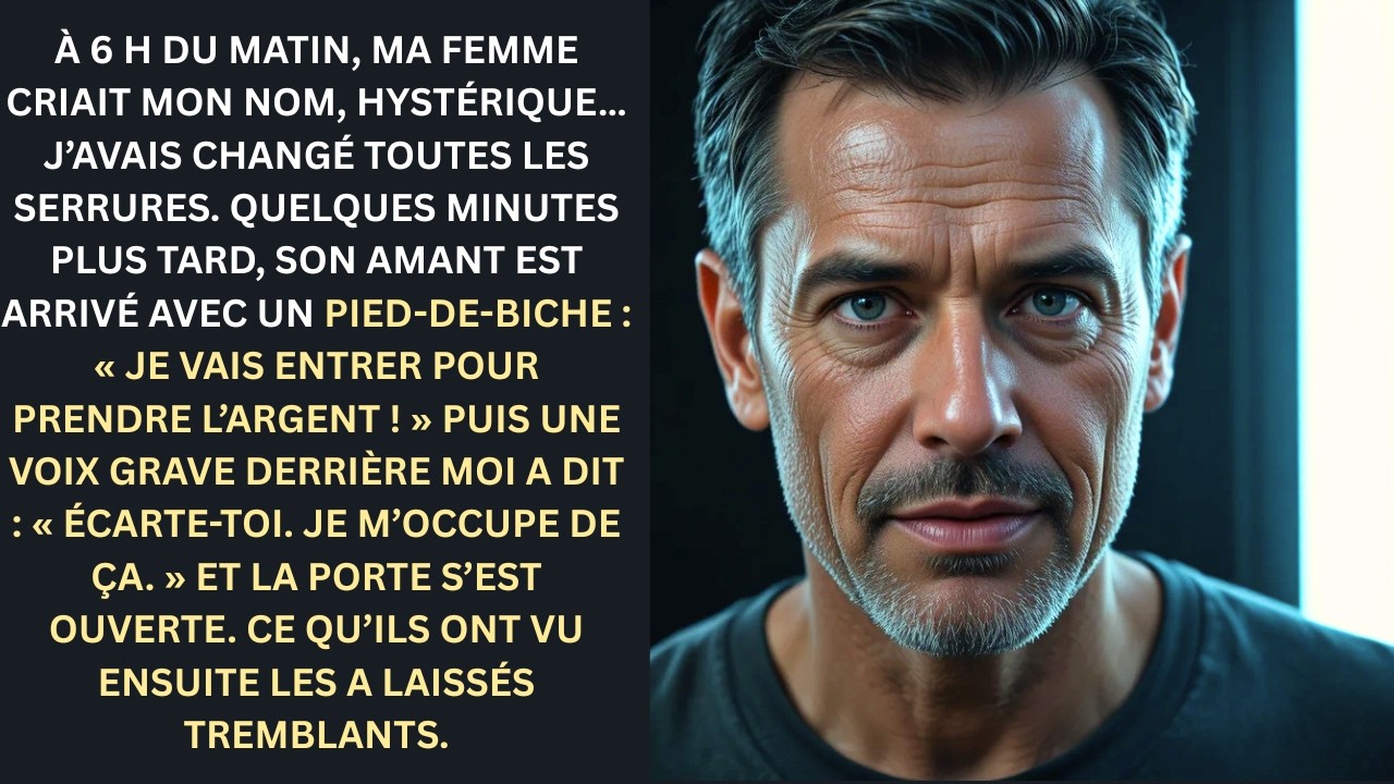 Ma femme et son amant ont tenté de forcer ma porte… Mais tout a changé quand j’ai ouvert