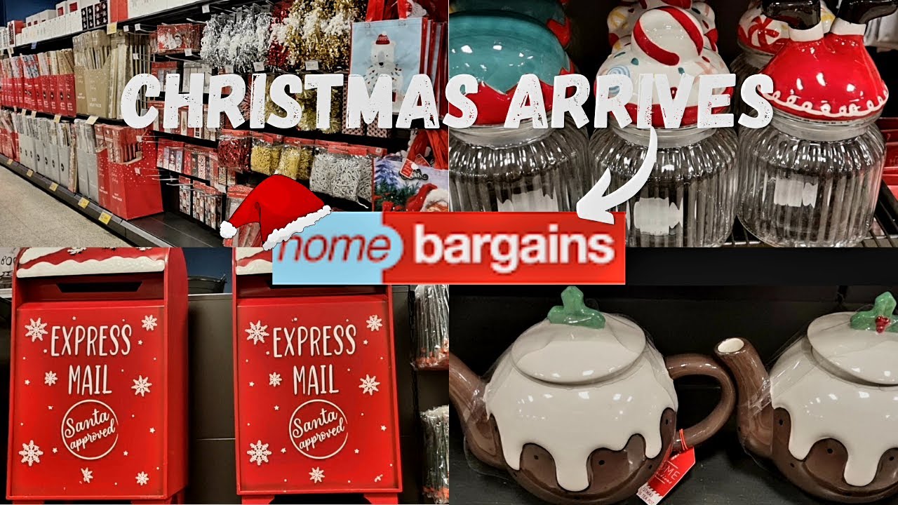 CHRISTMAS ARRIVES AT HOME BARGAINS 2023!!!