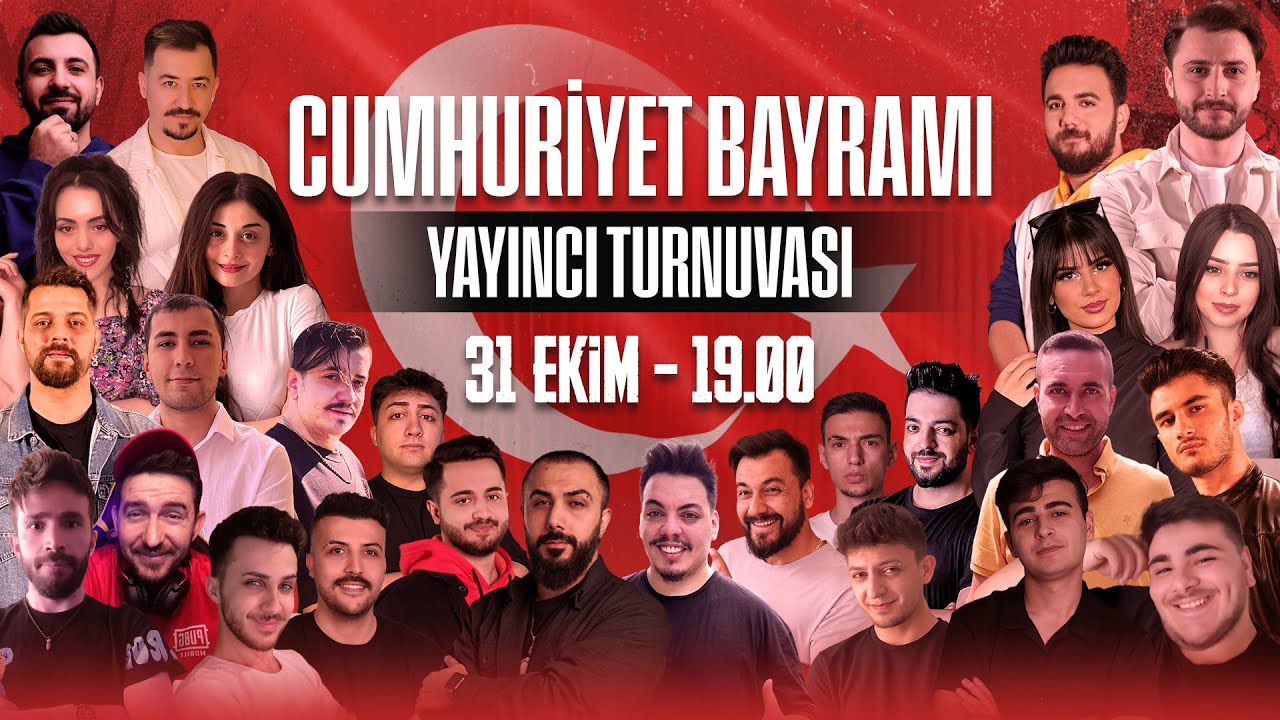 CUMHURİYET BAYRAMI YAYINCI TURNUVASI 🇹🇷 | #PUBGMOBILE #Cumhuriyet102