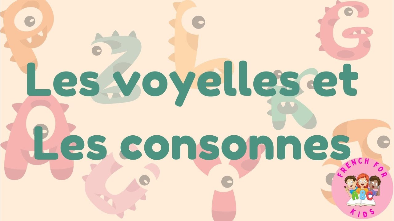 les voyelles et les consonnes/ initiation &agrave; la lecture pour enfants