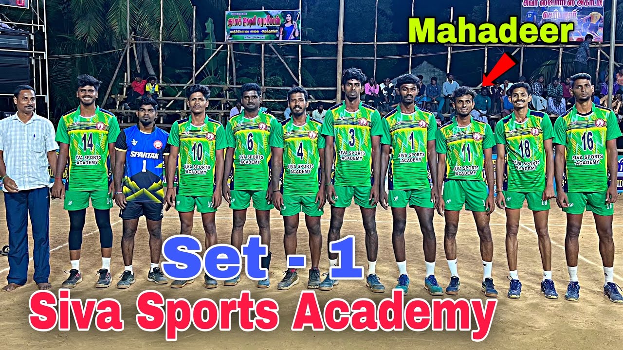 New Match 🔥 DG Vaishnav Vs Siva Sports Academy | Set - 1 | State Level Tournament Keeramangalam