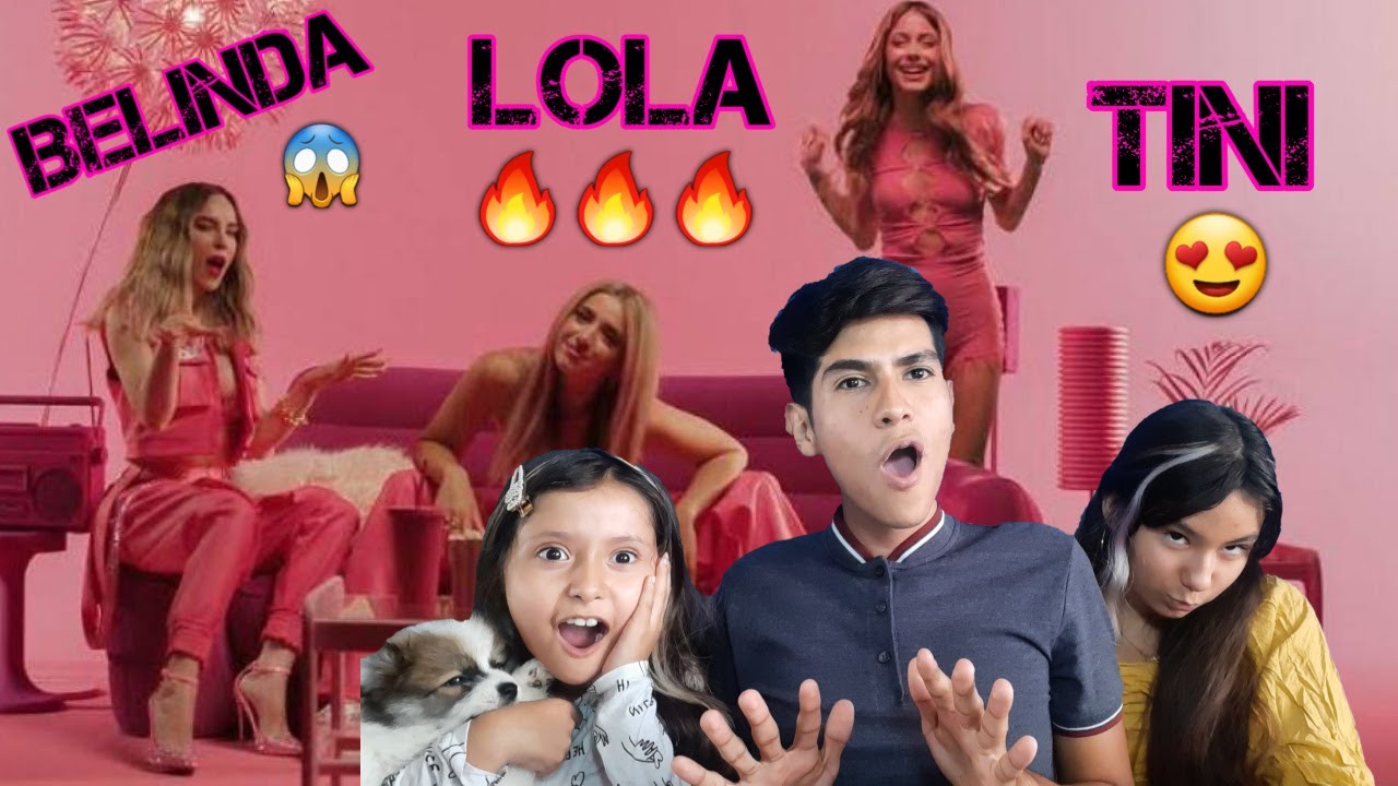 Reaccionamos a Lola Indigo, TINI, Belinda - Niña de la Escuela (niños reacción)