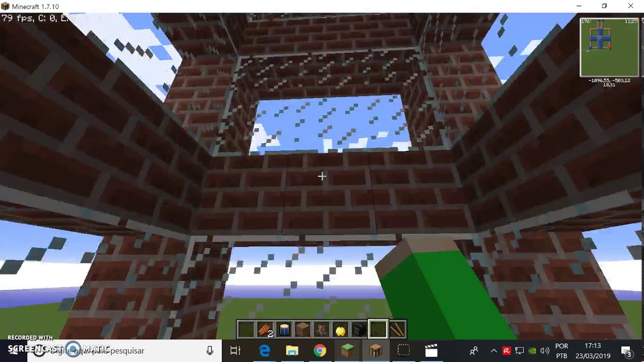 Minecraft:A Mini Basilica de Aparecida.