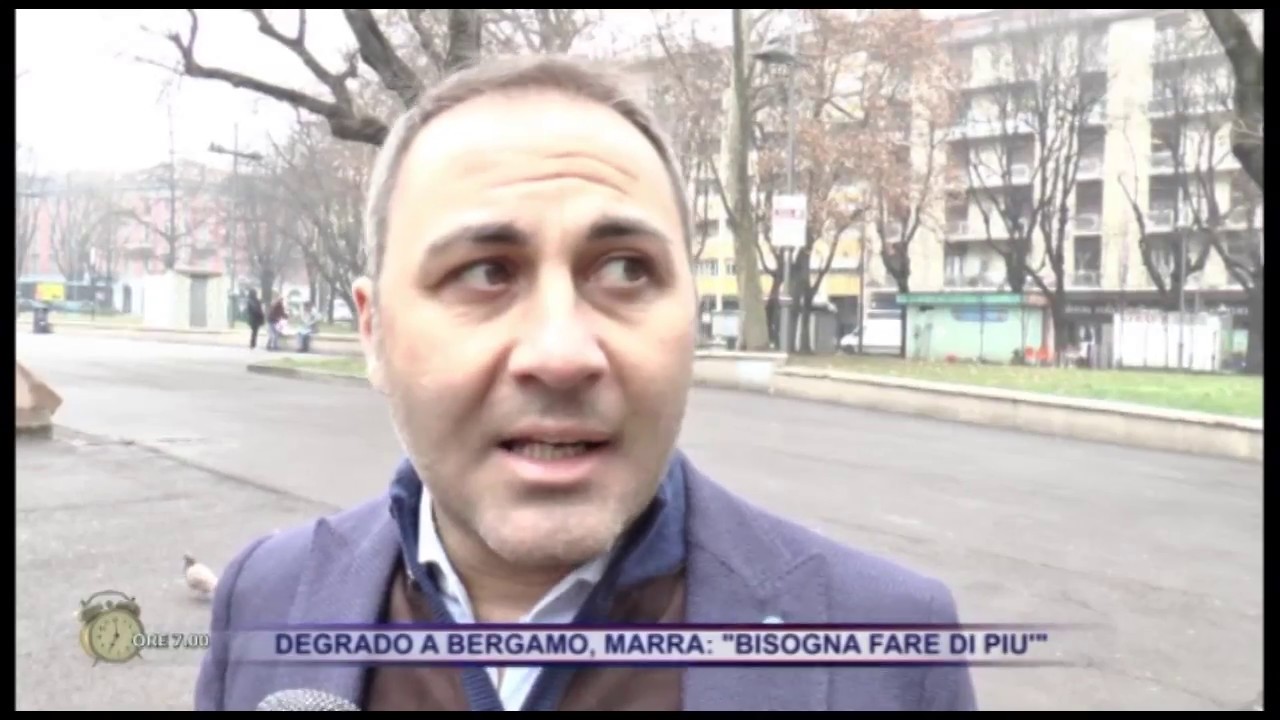 Filippo Marra racconta il degrado alla stazione di Bergamo