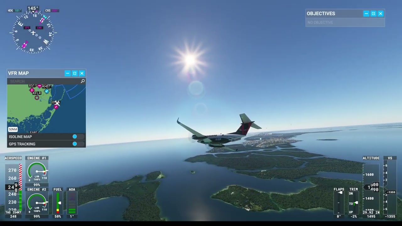 Flight from Fort Lauderdale / Miami to Key West #miami #keywest #fortlauderdale #flightsimulator