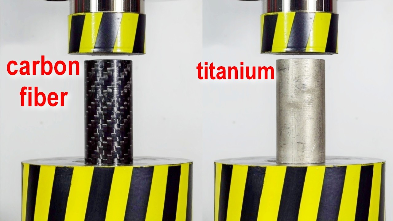 HYDRAULIC PRESS AGAINST DURABLE MATERIALS