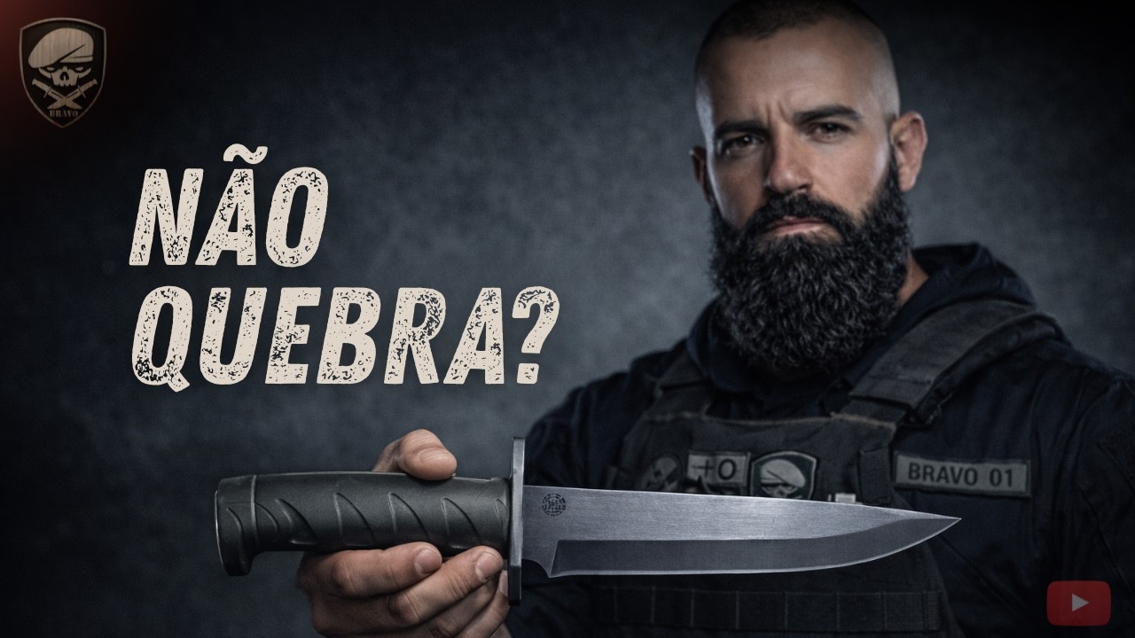 Essa faca foi feita pra N&Atilde;O QUEBRAR &mdash; e por isso divide opini&otilde;es