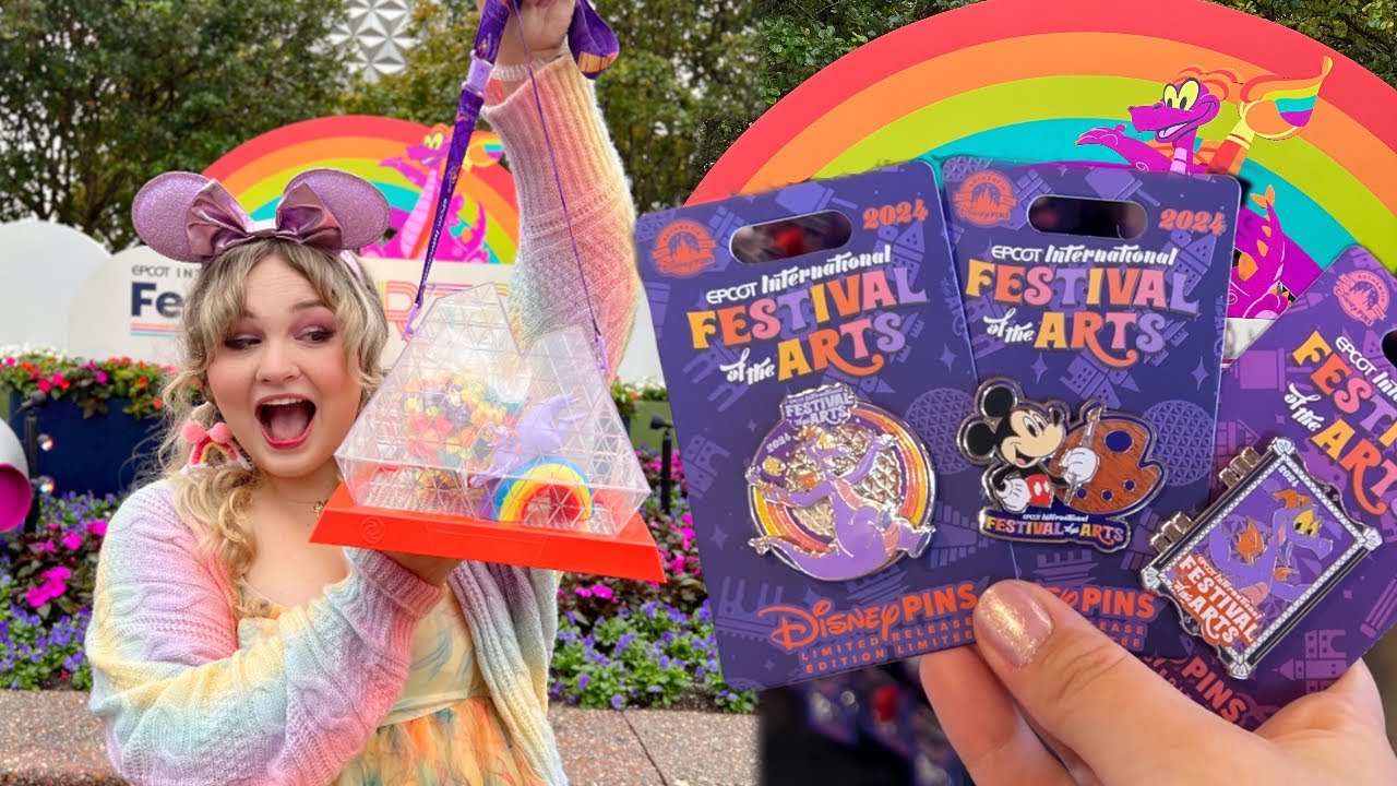 Epcot’s Festival of the Arts MERCH & PINS + Foods and Pin Trading!