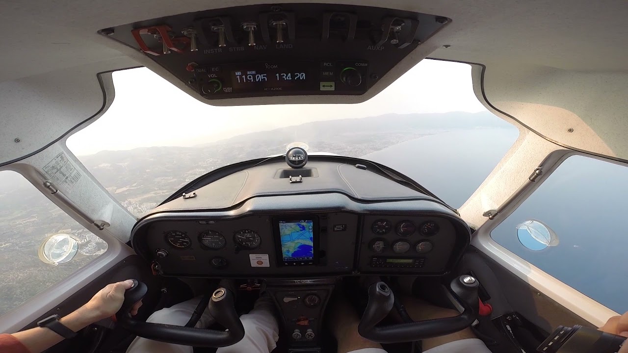 Flying with My Ham Radio Operator Friend  / Selçuk Efes Airport (Cockpit View & TR ATC)