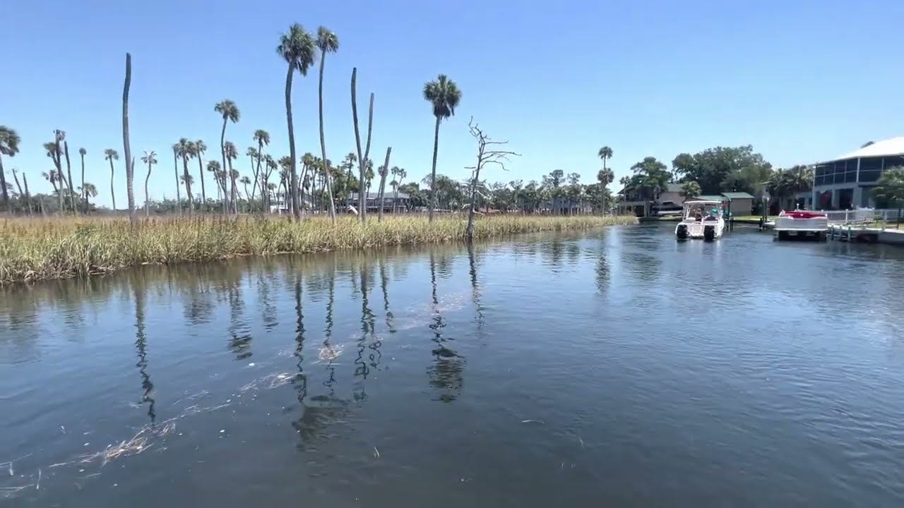 Weeki Wachee Boating Tour: Weeki Wachee river tour part 1 - Homes along the River to Shoal Line