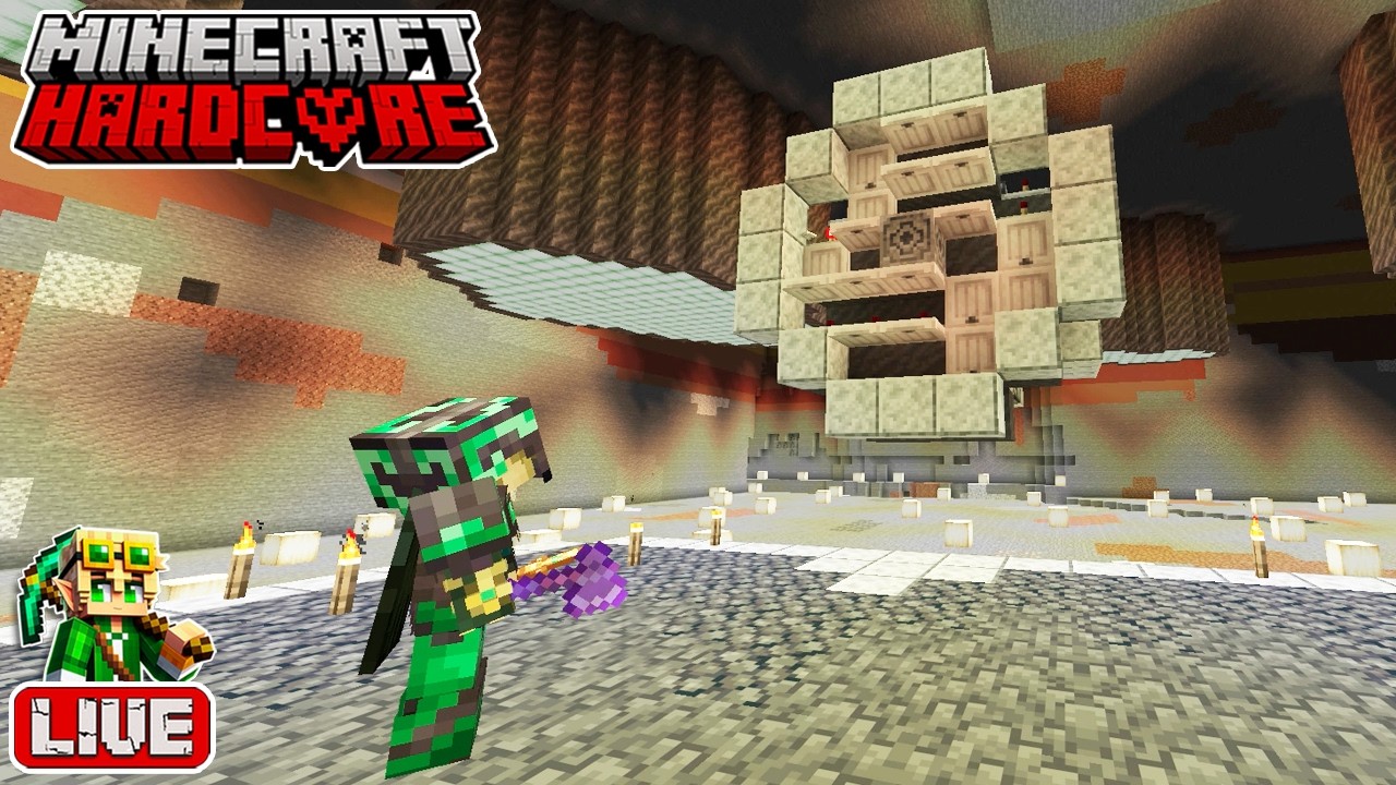 🔴 LIVE 🔴 Finishing a Nuclear Submarine in my 54,500 Day Hardcore Minecraft World