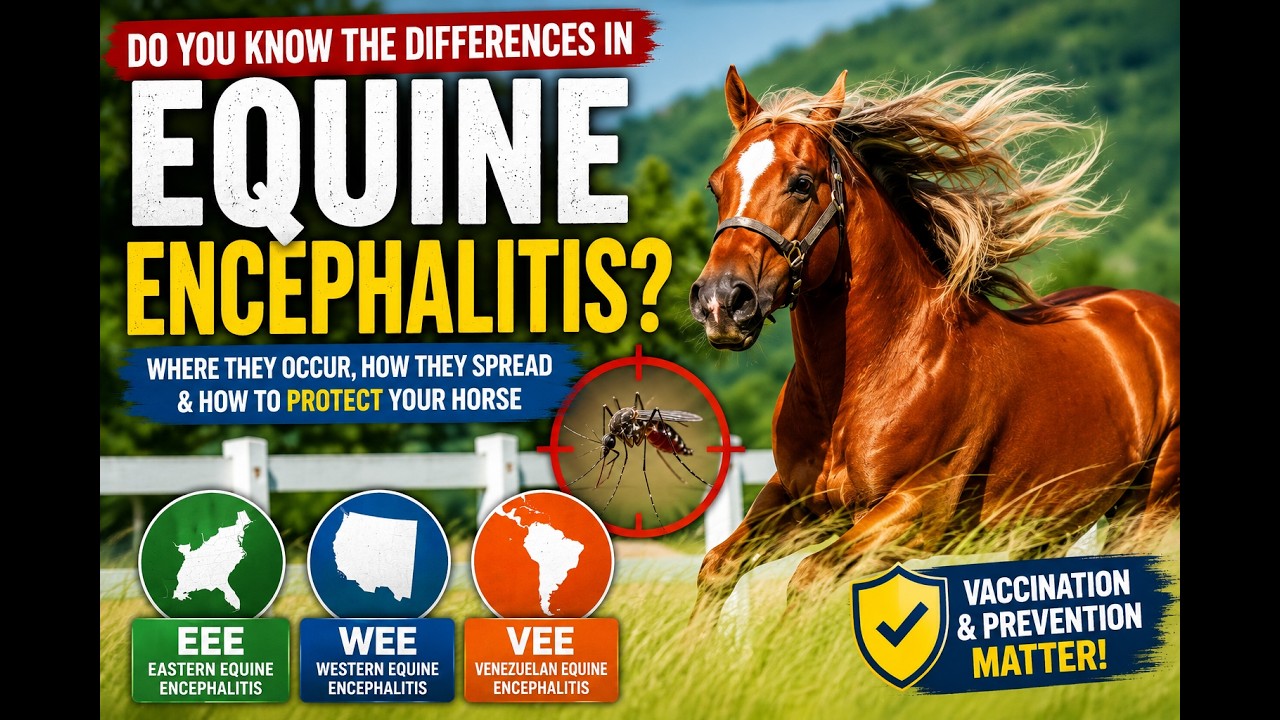 Equine Encephalitis Explained: EEE vs WEE vs VEE | Symptoms, Vaccines & Prevention