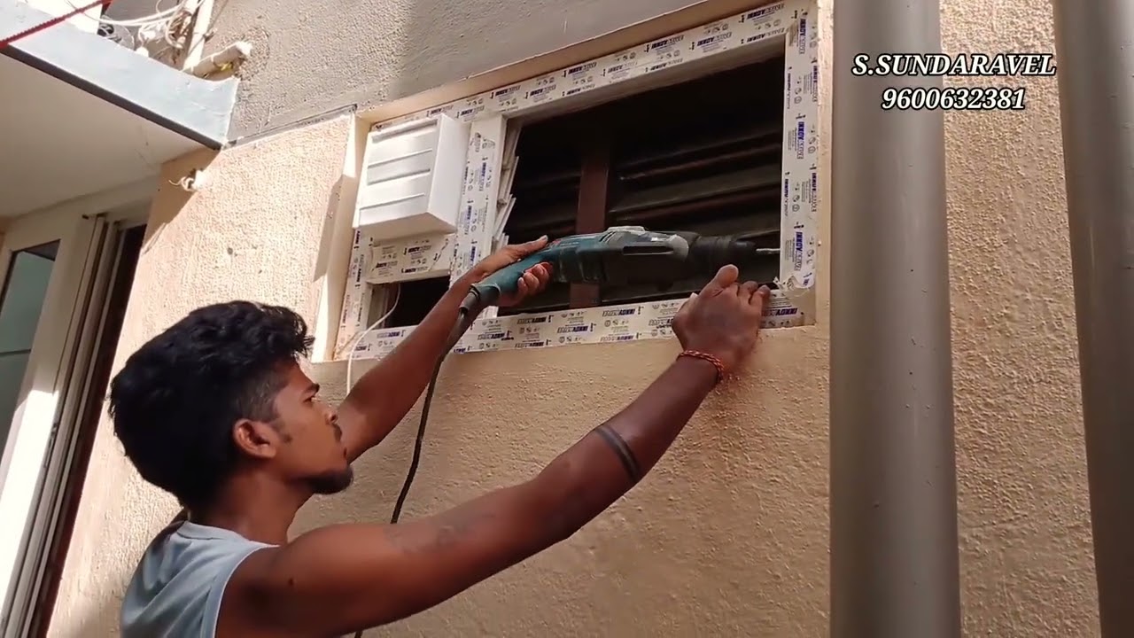 Bathroom Ventilator | How to Bathroom Ventilator Installation | Philips Exhaust Fan | UPVC Louver