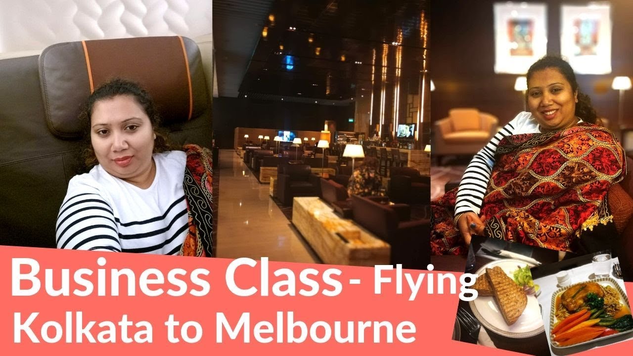 Bengali Vlog- Singapore Airlines Business Class  &First Class।Kolkata to Melbourne