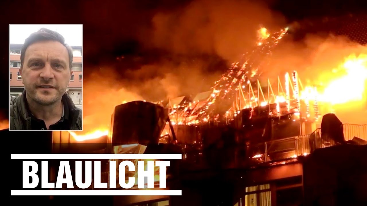 Großbrand in Bochumer Krankenhaus - Dramatischer Rettungseinsatz