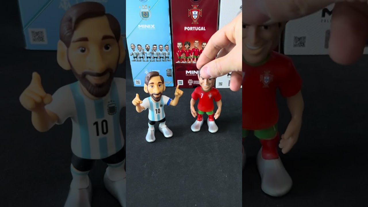 Satisfying With Unboxing & Review Cristiano Ronaldo and LIONEL MESSI Toys l ASMR Videos Shorts