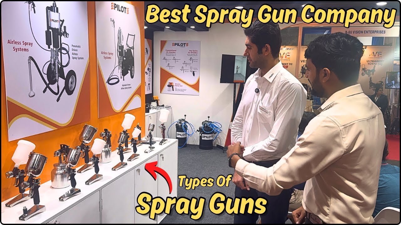 PILOT HVLP Spray Guns & Airless Paint Sprayer Demo | INTERVIEW