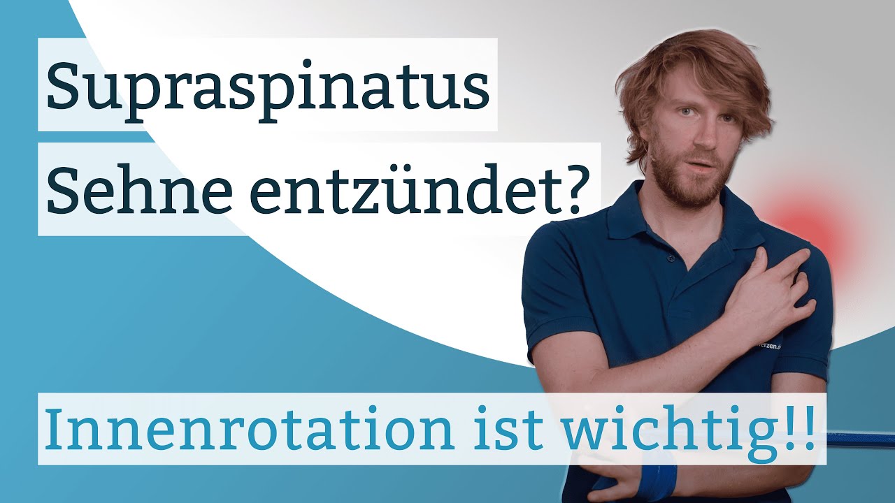 Das Training der Innenrotatoren bei einer Entzündung der Supraspinatussehne ist wichtig