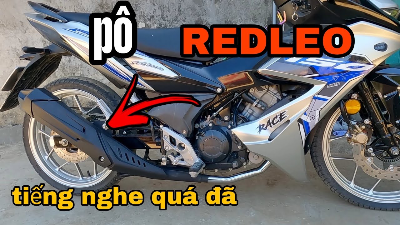Cách thay pô REDLEO Cho WINNER X | kiểu dáng đẹp nổ nghe ấm đã và hay hơn zin