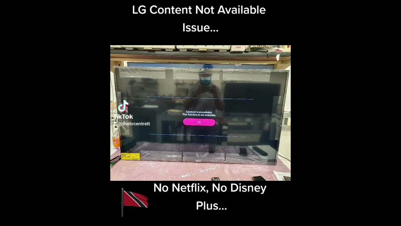 Netflix and other apps missing from LG Content Store... Fix