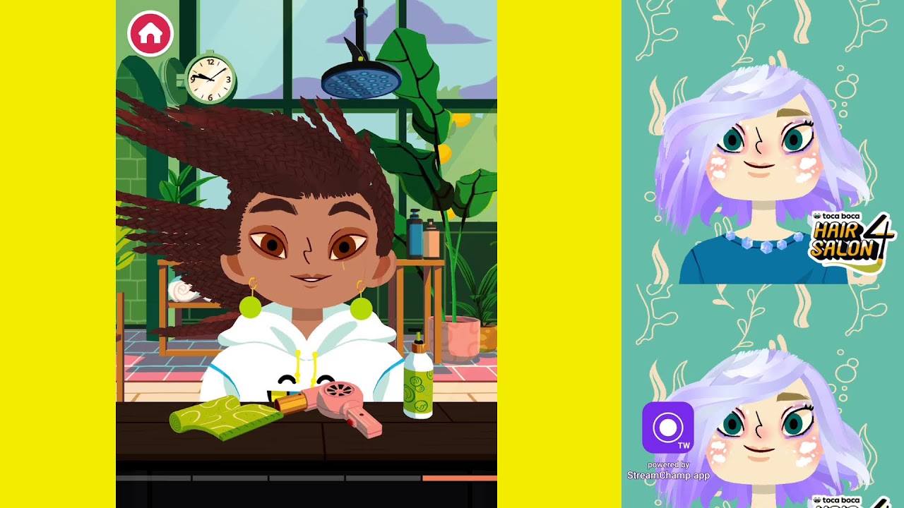 LET’S PLAY TOCA BOCA  Hair Salon 4   #tocaboca #viral